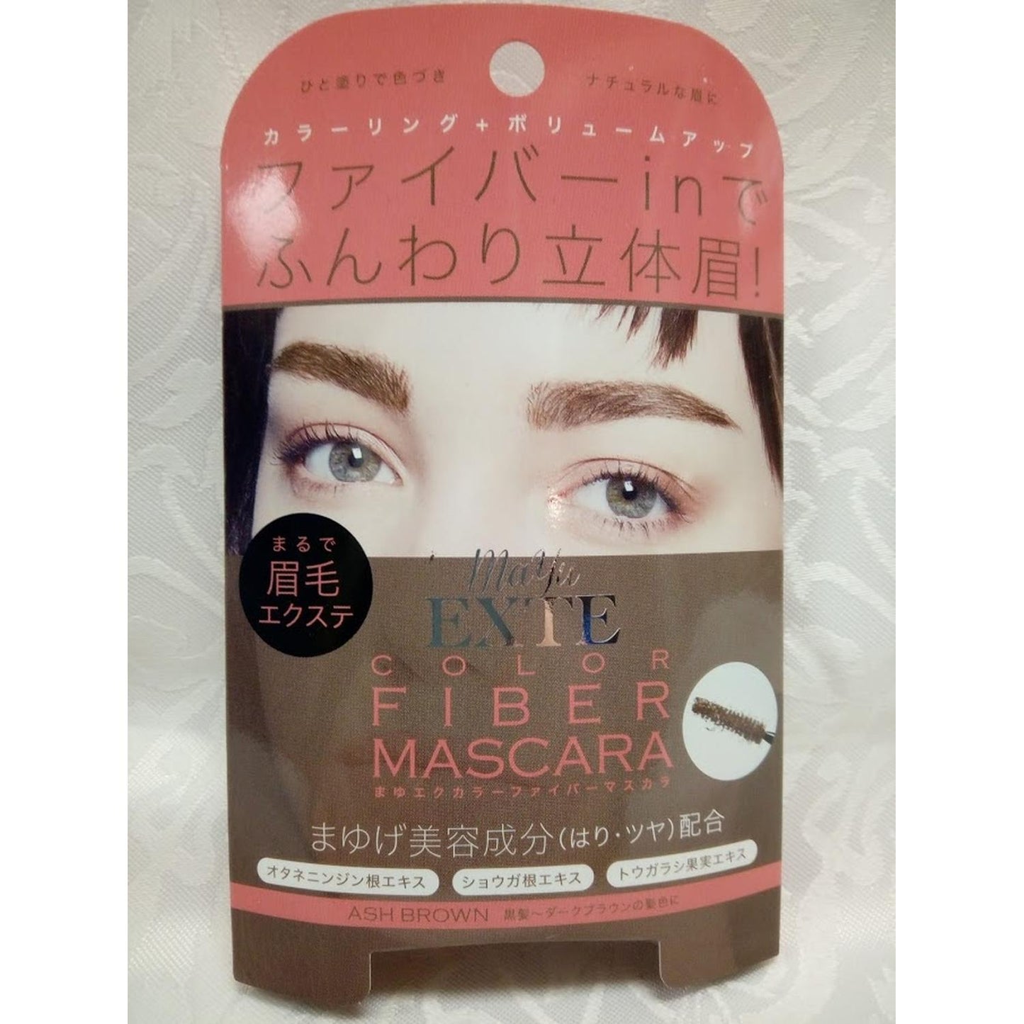 COLOUR FIBER EYEBROW MASCARA ASH BROWN 1p