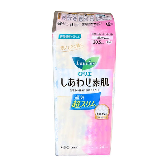 SANITARY PAD (LAURIER F SUPER SLIM REGULAR WITH WING 24PK) / 1p