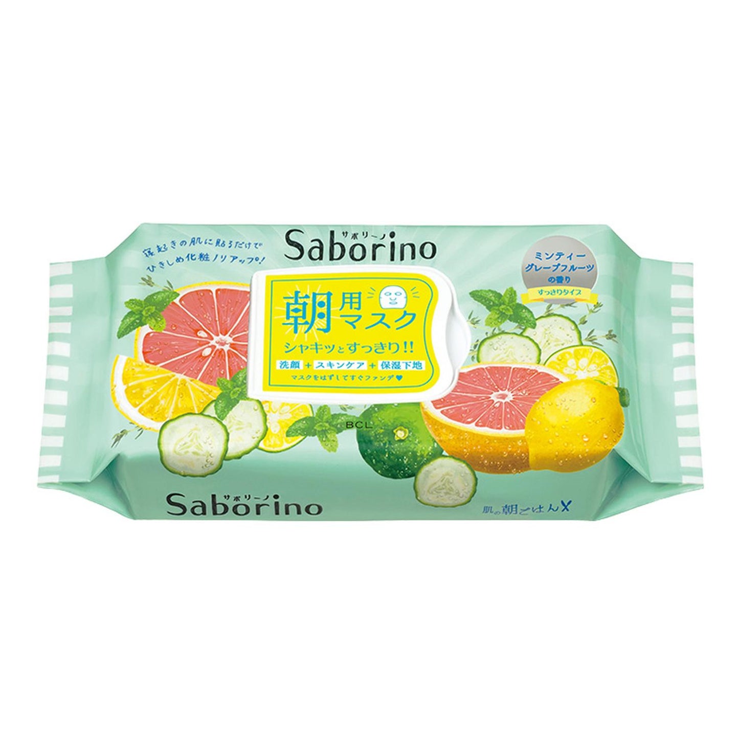 SABORINO MORNING FACIAL SHEET MASK MINTY FRESH 32p