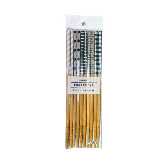 Chopsticks (Lacquer Coated Bamboo Chopsticks 5P Modern Style) 1P