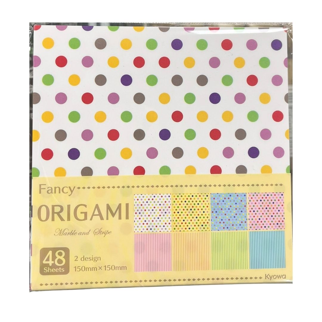Fancy Origami M & Stripe 48S / Paper 1P