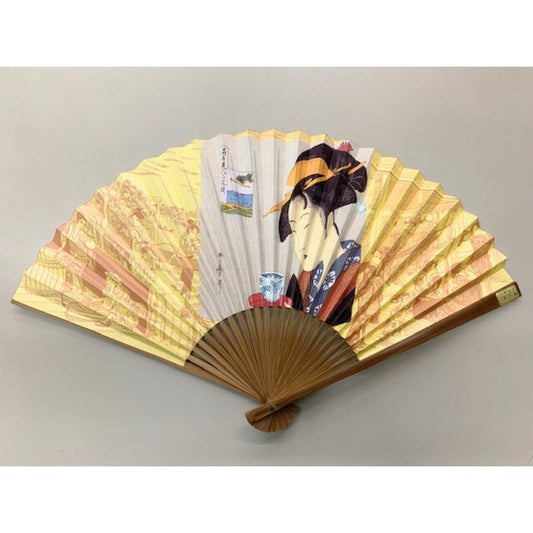 SENSU KARAKI UKIYOE OKITA / FOLDING FAN 1p