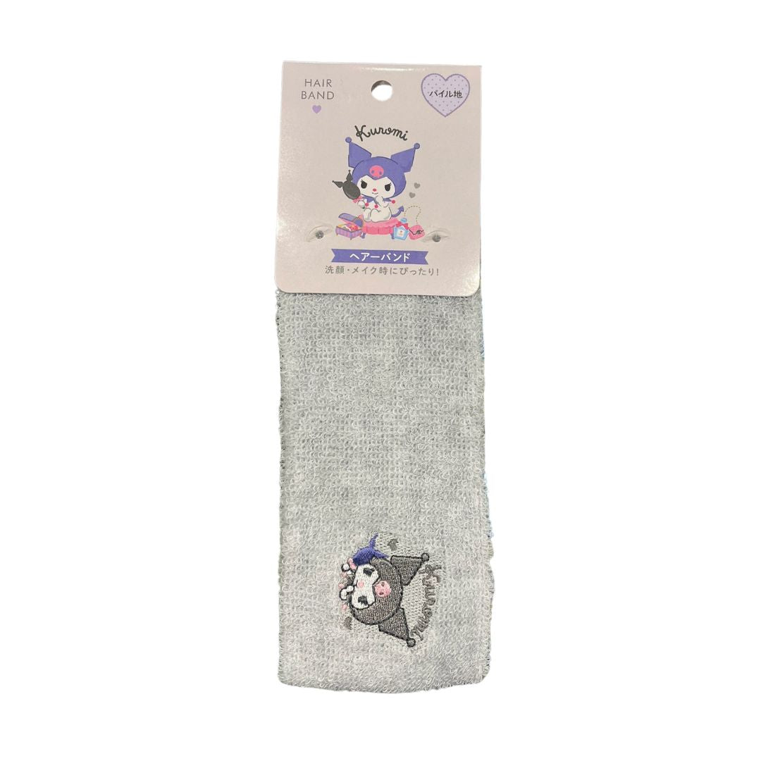Kuromi Embroidered Hair Band 1P