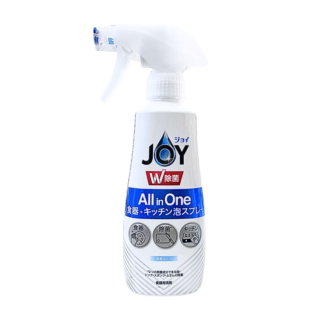 JOY W DISINFECTANT MIRACLE FOAM SPRAY FAINT SCENT TYPE / DISHWASHING DETERGENT 275ml