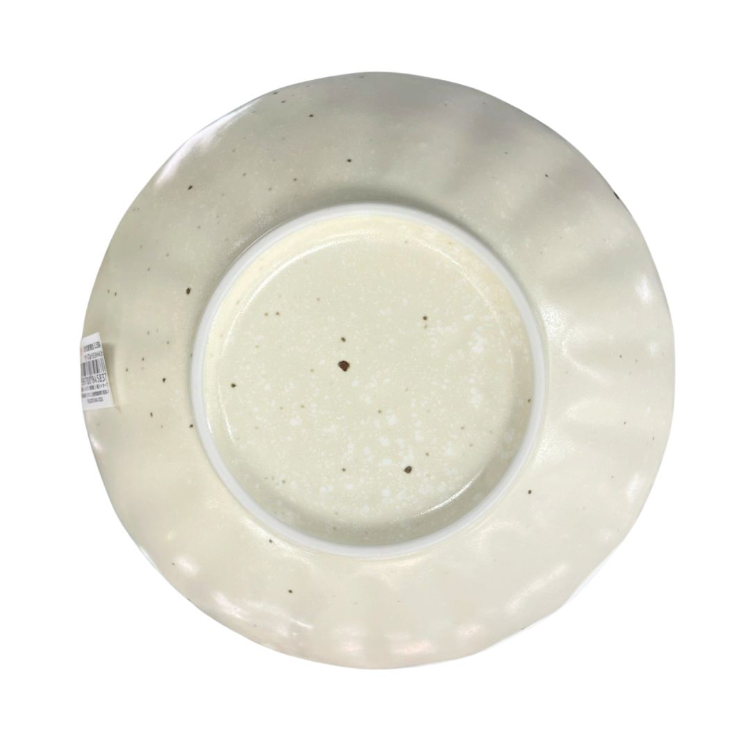 White Chrysanthemum Shallow Bowl 5.5 1P