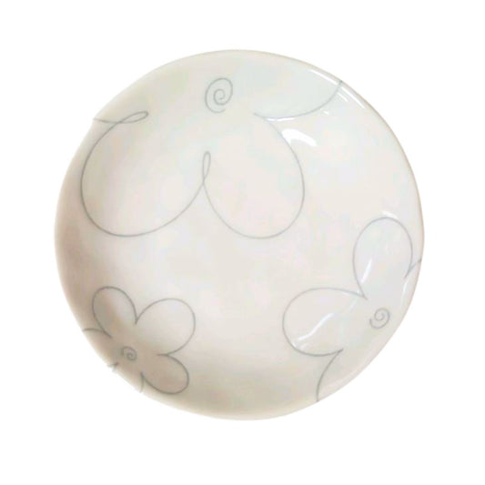 Flower Line Wh 35 Plate 1P