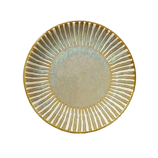 Water Repellent Tokusa Gray 14cm Dish / Plate 1P