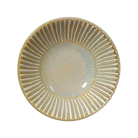 Water Repellent Tokusa Gray 13.5cm Shallow Bowl 1P