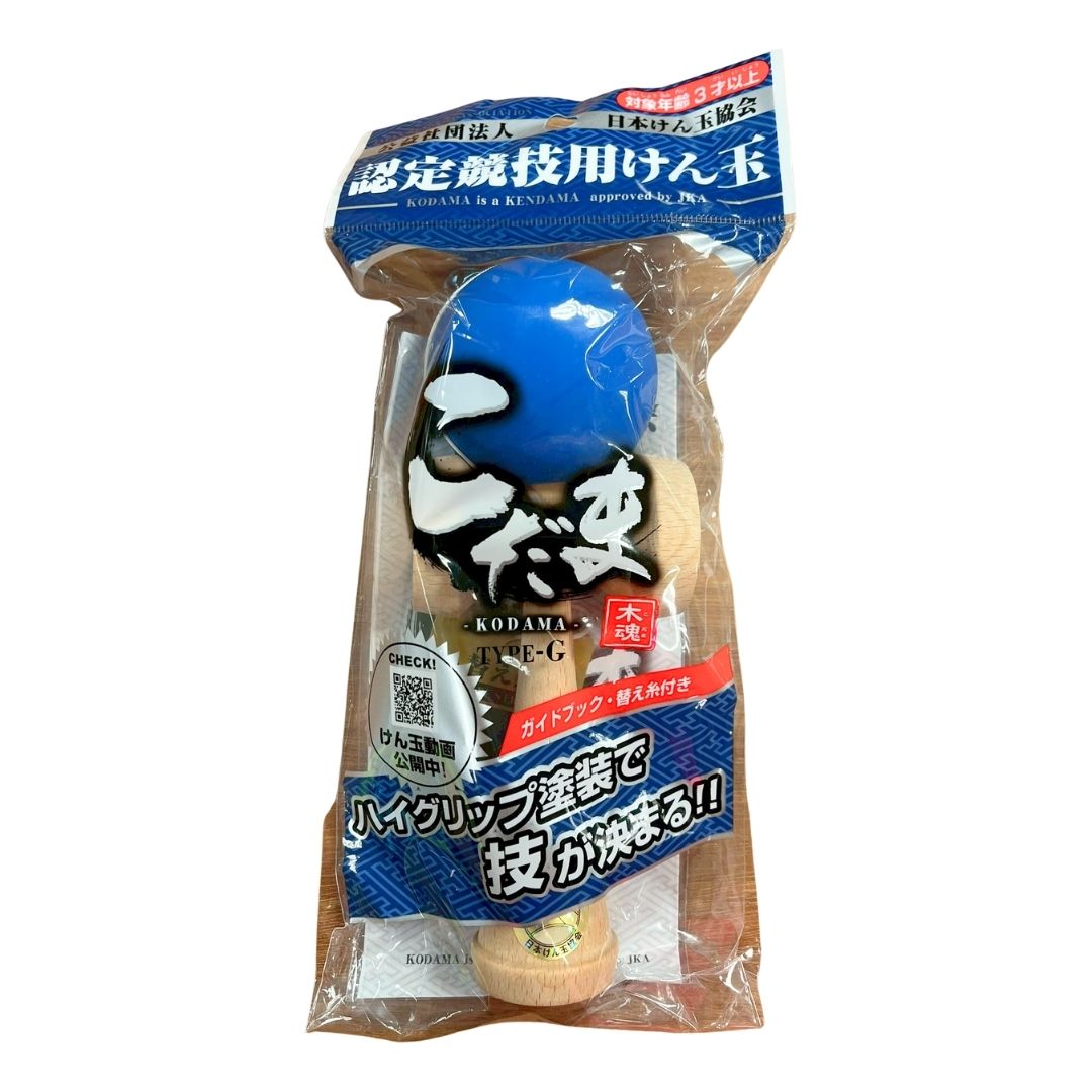 Competition Kendama Kodama Type-g High-grip Coating Blue (Japan Kendama Association Approved) / Japanese Toy 1