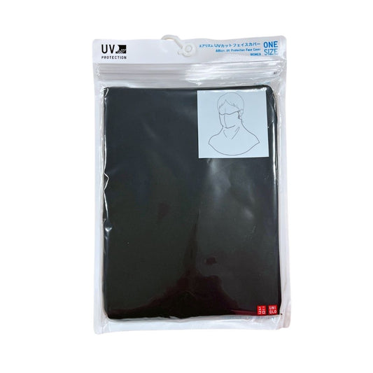 UV-cut Face Cover Black (UPF50+) / Face Cover 1