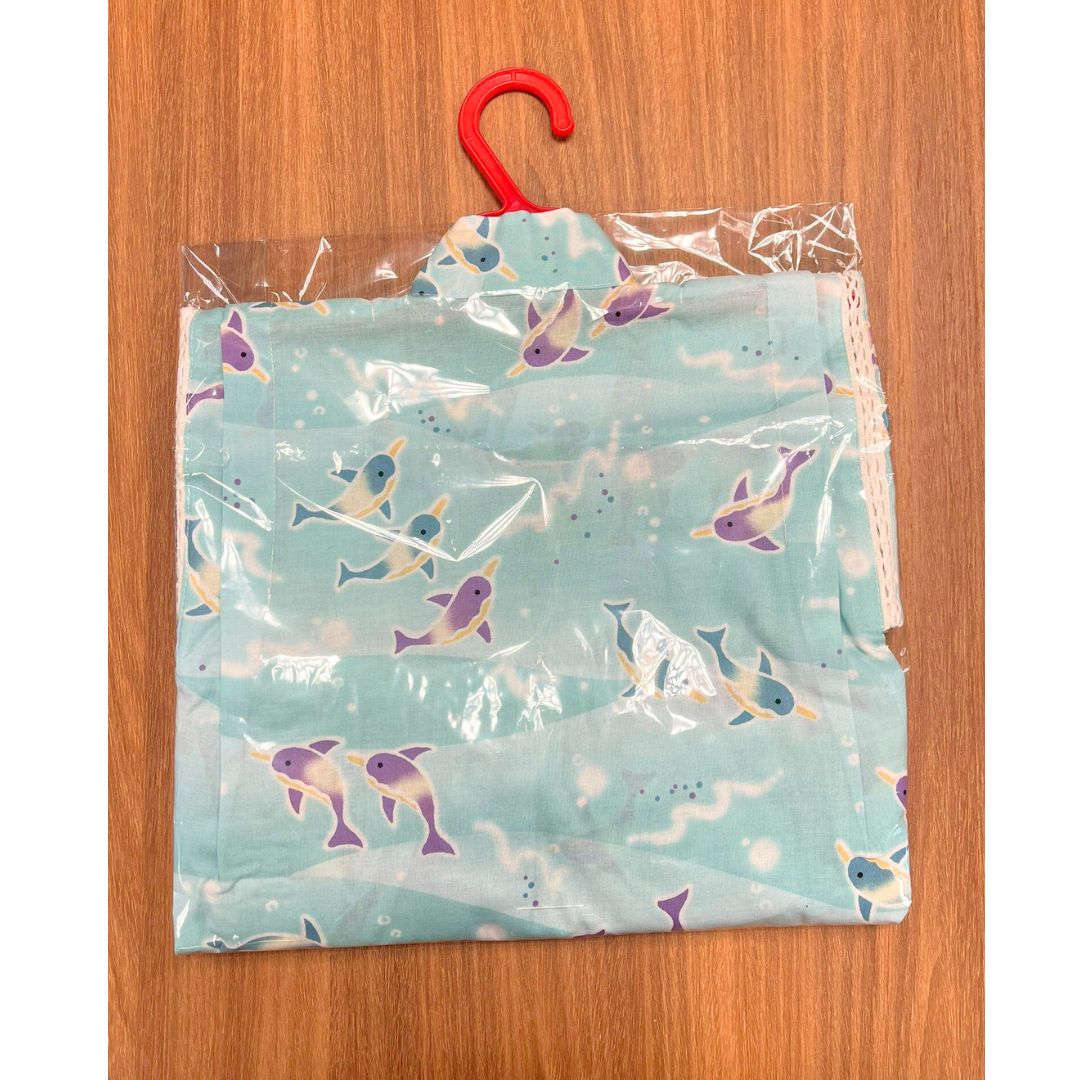 Girls' Jinbei 110Cm Dolphin (Mint) / Clothes Set 1
