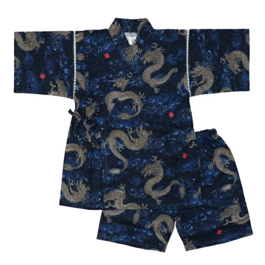 Boys' Jinbei 100Cm Dragon (Navy) / Clothes Set 1