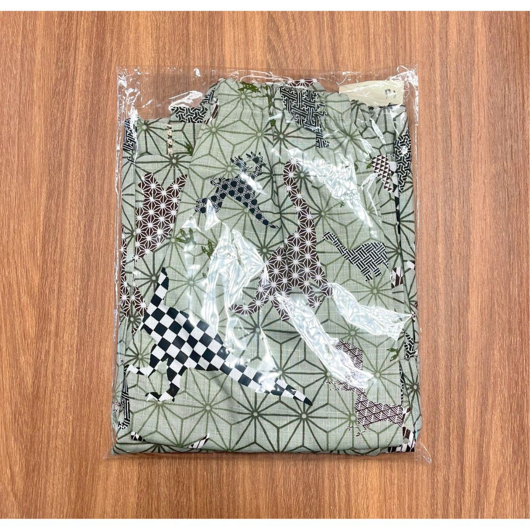 Boys' Jinbei 110Cm Japanese-style Dinosaurs (Khaki) / Clothes Set 1