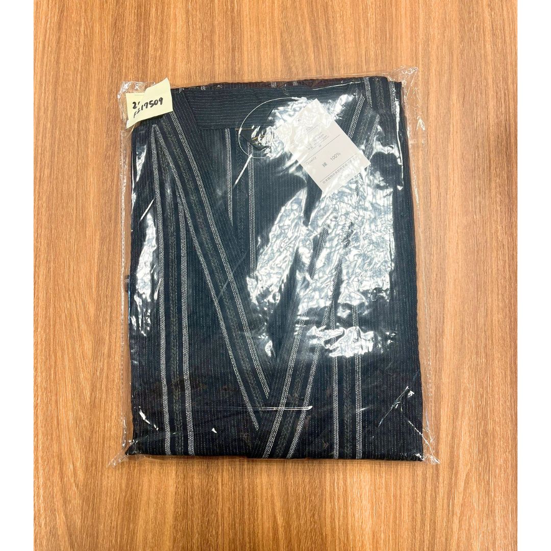 Mens' Jinbei M Size Navy With White Stitching / Clothes Set 1