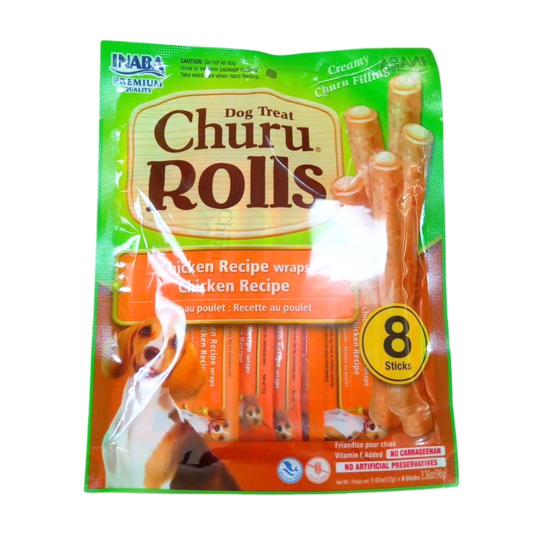 Dog Churu Rolls Chicken Wraps 96G