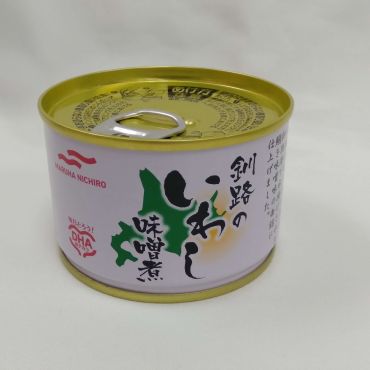 MARUHA NICHIRO / CANNED BOILED FISH (IWASHI MISONI) 150g
