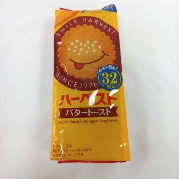 TOHATO / WHEAT SNACK (HARVEST BUTTER TOAST) 8P