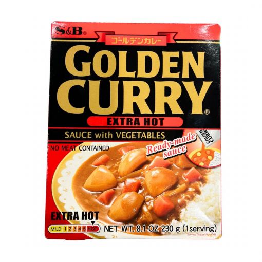 S&B / EX GOLDEN CURRY RETORT EXTRA HOT / INSTANT CURRY 230g