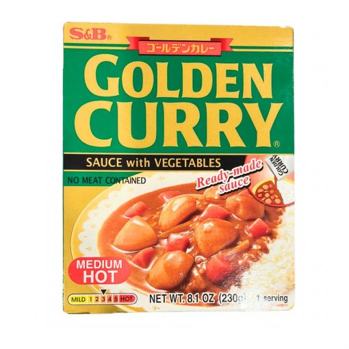 S&B / EX GOLDEN CURRY RETORT MEDIUM HOT / INSTANT CURRY 230g