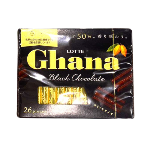 LOTTE / GHANA BLACK CHOCOLATE / CHOCOLATE 119g