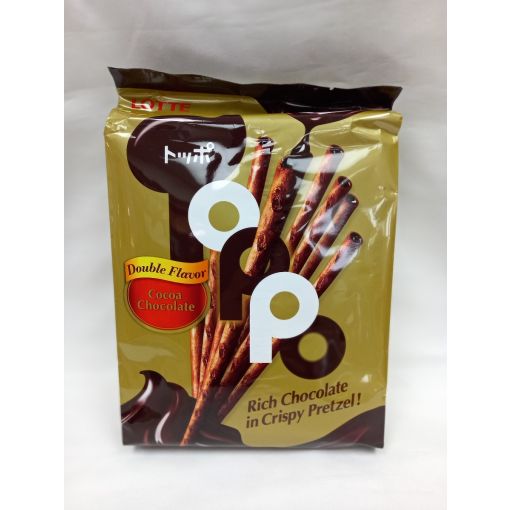 THAI LOTTE / CHOCOLATE SNACK (TOPPO DOUBLE CHOCOLATE) 11gx12