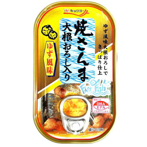 KYOKUYO / YAKI SANMA DAIKONOROSHI / CANNED FISH 100g