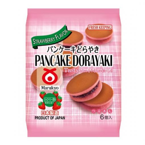 MARUKYO SEIKA / PANCAKE DORAYAKI 6P (STRAWBERRY) / FR SWEET BEAN WHEAT CAKE 310g