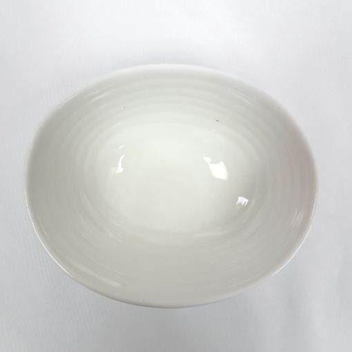 CANDO / White bone round small pot 1p