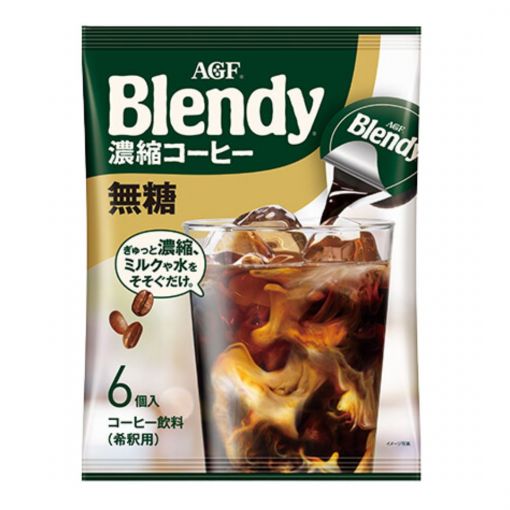 AGF / BLENDY PORTION RICH COFFEE SUGAR FREE 6P  / INSTANT COFFEE 18gx6