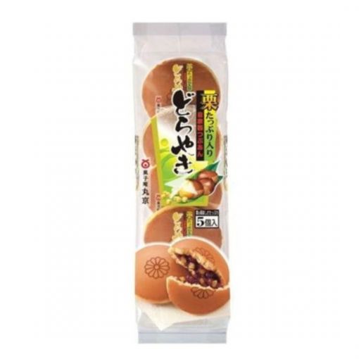 MARUKYO / DORAYAKI WITH CHESTNUT 5P / FR SWEET BEAN WHEAT CAKE 300g