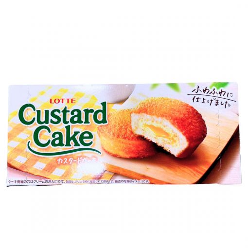 LOTTE / CUSTARD CAKE / WHEAT CAKE 6p(162g)