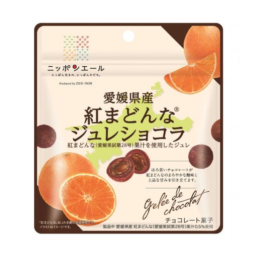ZEN-NOH INTERNATIONAL CORPORATION / EHIME BENI MADONNA JELLIED CHOCOLAT / CHOCO SNACK 35g