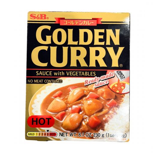 S&B / EX GOLDEN CURRY RETORT HOT / INSTANT CURRY 230g