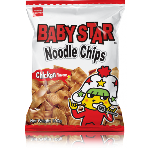 OYATSU CO. TAIWAN / BABY STAR NOODLE CHIPS CHICKEN FLAVOUR 100g