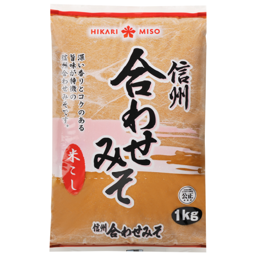 HIKARI MISO / SOYBEAN PASTE AWASE (SHINSHU AWASE MISO) 1kg