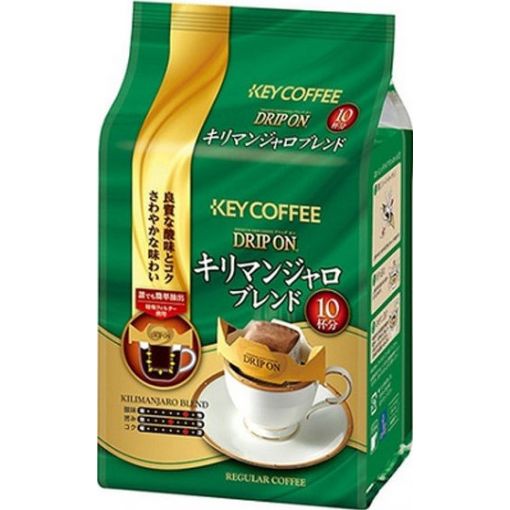 KEY COFFEE / COFFEE (DRIP ON KILIMANJARO BLEND 10CUPS) 8gx10