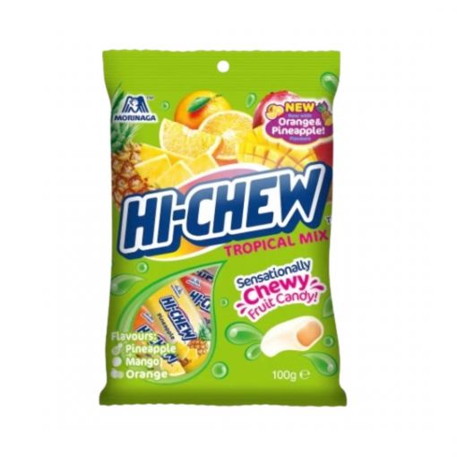 MORINAGA SEIKA / HI-CHEW BAG (TROPICAL MIX) NEW 100g