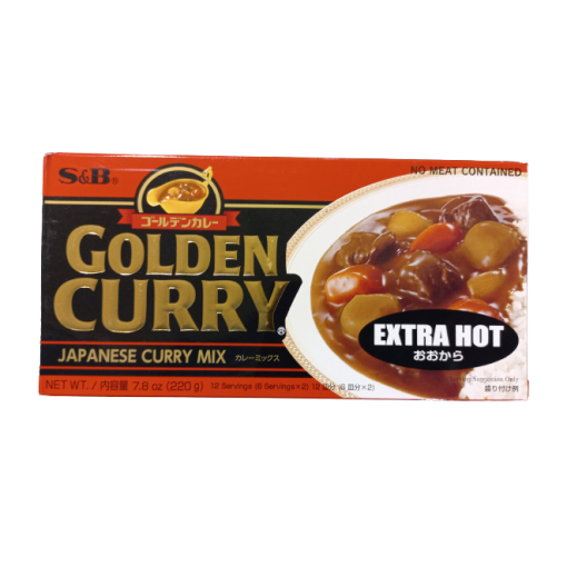 S&B / CURRY ROUX EXTRA HOT(EX GOLDEN CURRY) 220g