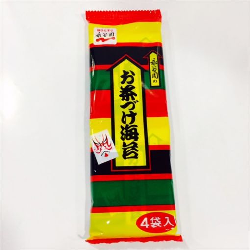 NAGATANIEN / WET-RICE SEASONING SEAWEED (OCHAZUKE NORI) 4p