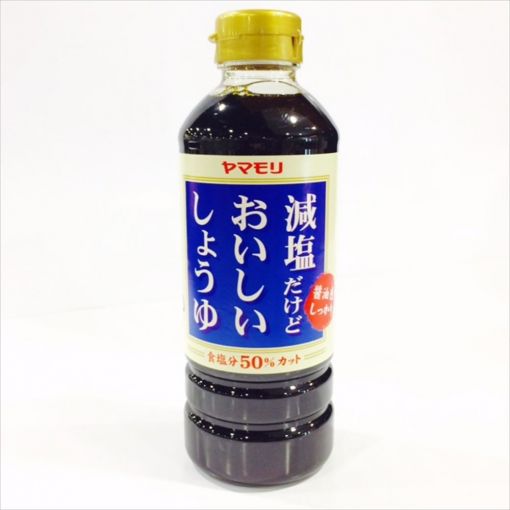 YAMAMORI / SOYSAUCE (LESS SALT OISHII SHOYU) 500ml