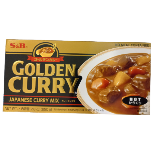 S&B / CURRY ROUX HOT(EX GOLDEN CURRY) 220g