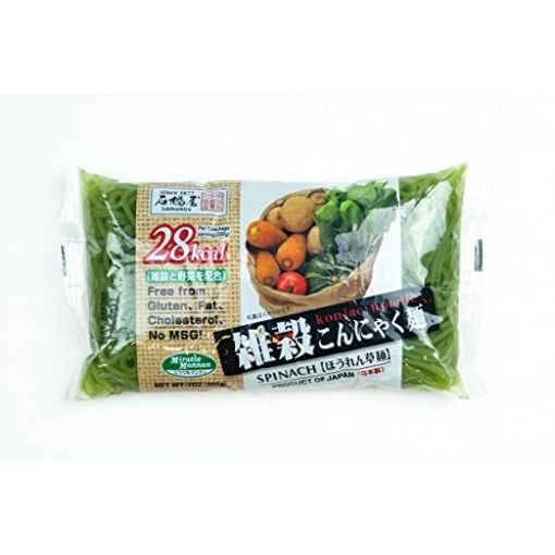 ISHIBASHIYA / YAM PASTE NOODLE SPINACH 200g