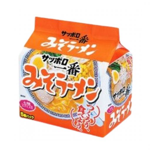 SANYO SHOKUHIN / INSTANT NOODLE MISO(SAPPORO ICHIBAN) 100gx5